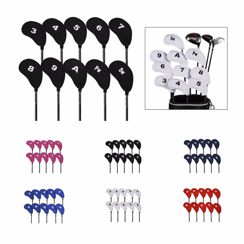 10pcs Golf Head Cover Set