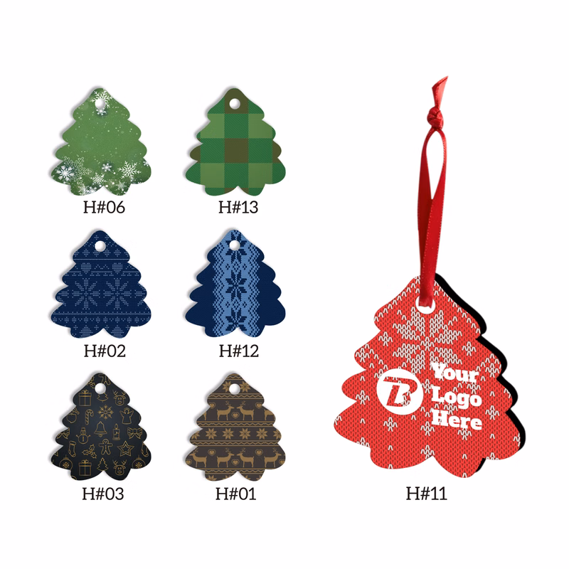 Free Shipping Full Color Christmas Ornament - Tree
