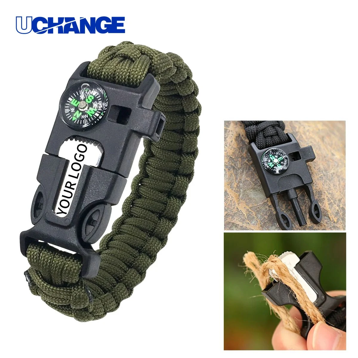 Adjustable Paracord Survival Bracelet 1