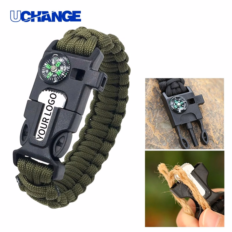 Adjustable Paracord Survival Bracelet