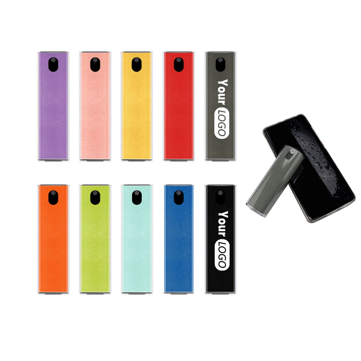 MOQ 100pcs Reusable Screen Cleaner Spray Set 1