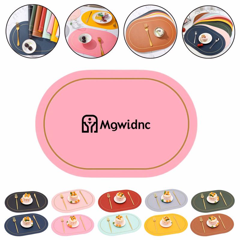 Oval Dual-Color Placemats