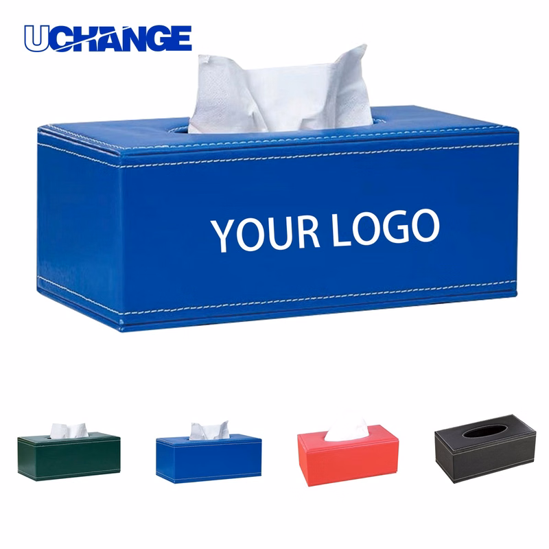 Premium Leather Dispenser Container for Tissues