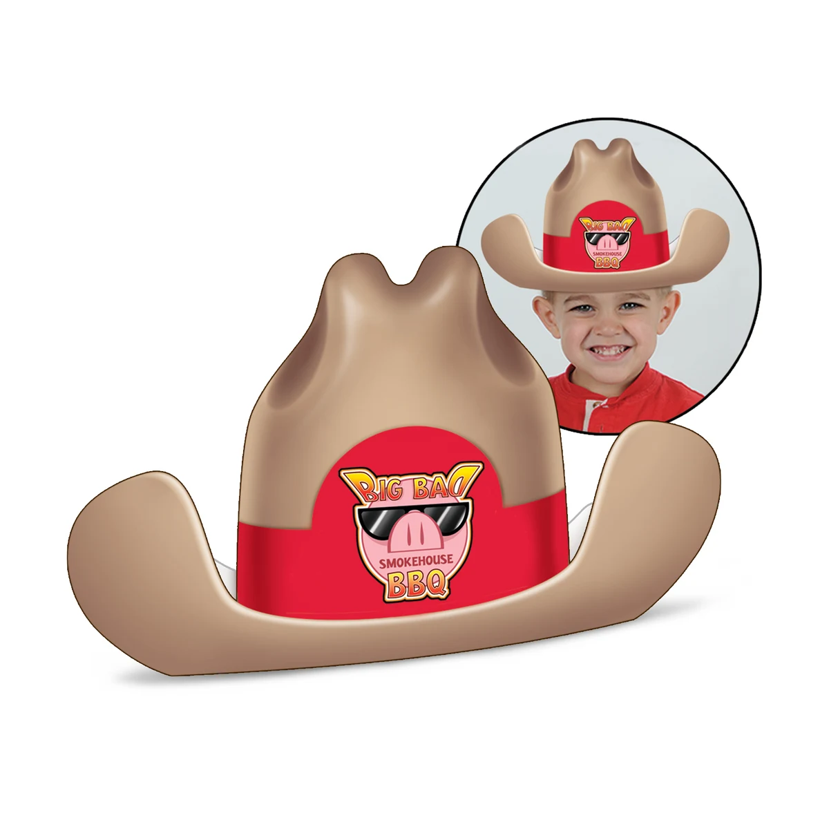 Custom Printed Paper-Stock Cowboy Hats 1