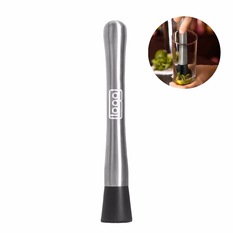 Stainless Steel 8" Muddler for Cocktails