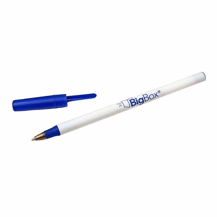 BigBox Ballpoint Stick Pens - Blue