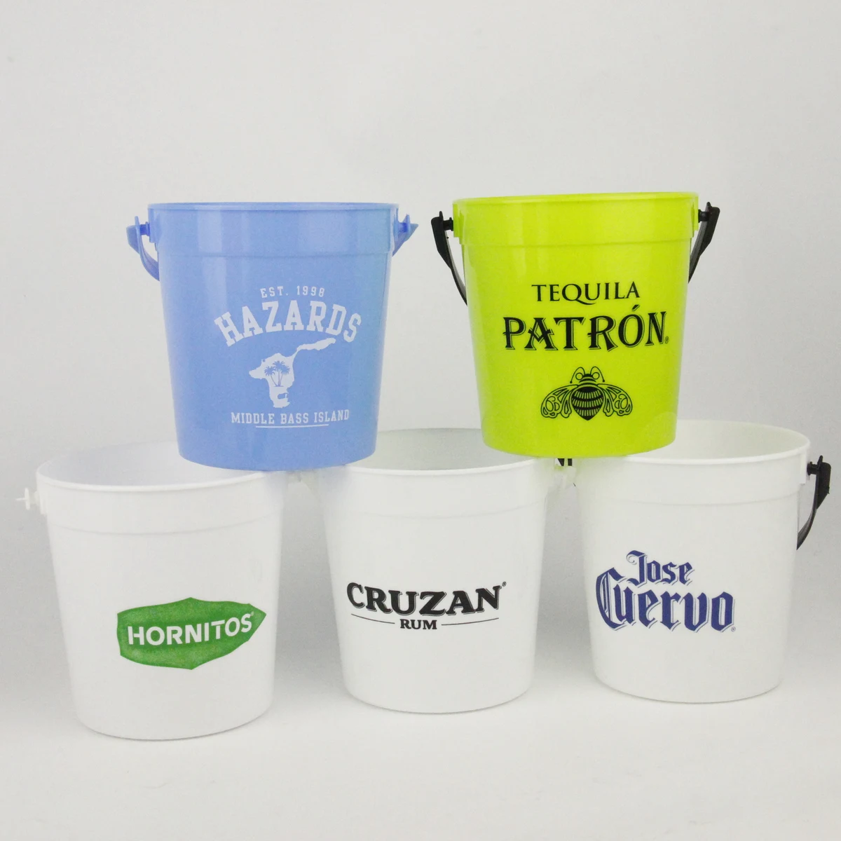 Multi-Purpose Drinks Bucket with Handle Rum Plastic Bucket 1