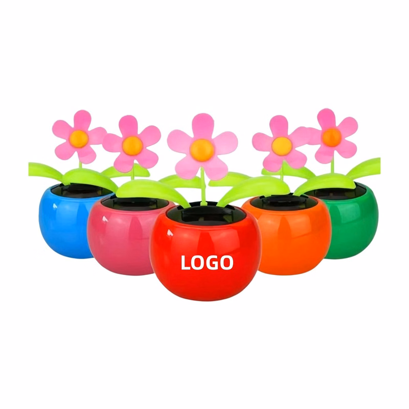 Solar Powered Dancing Flower Decoration Toy