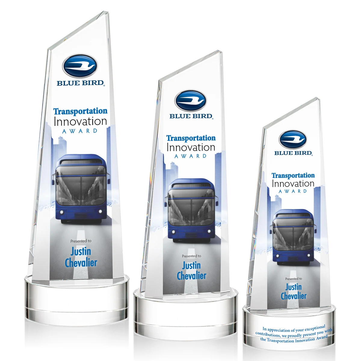 Belmont Tower VividPrint™ Award on Stanrich - Clear 1