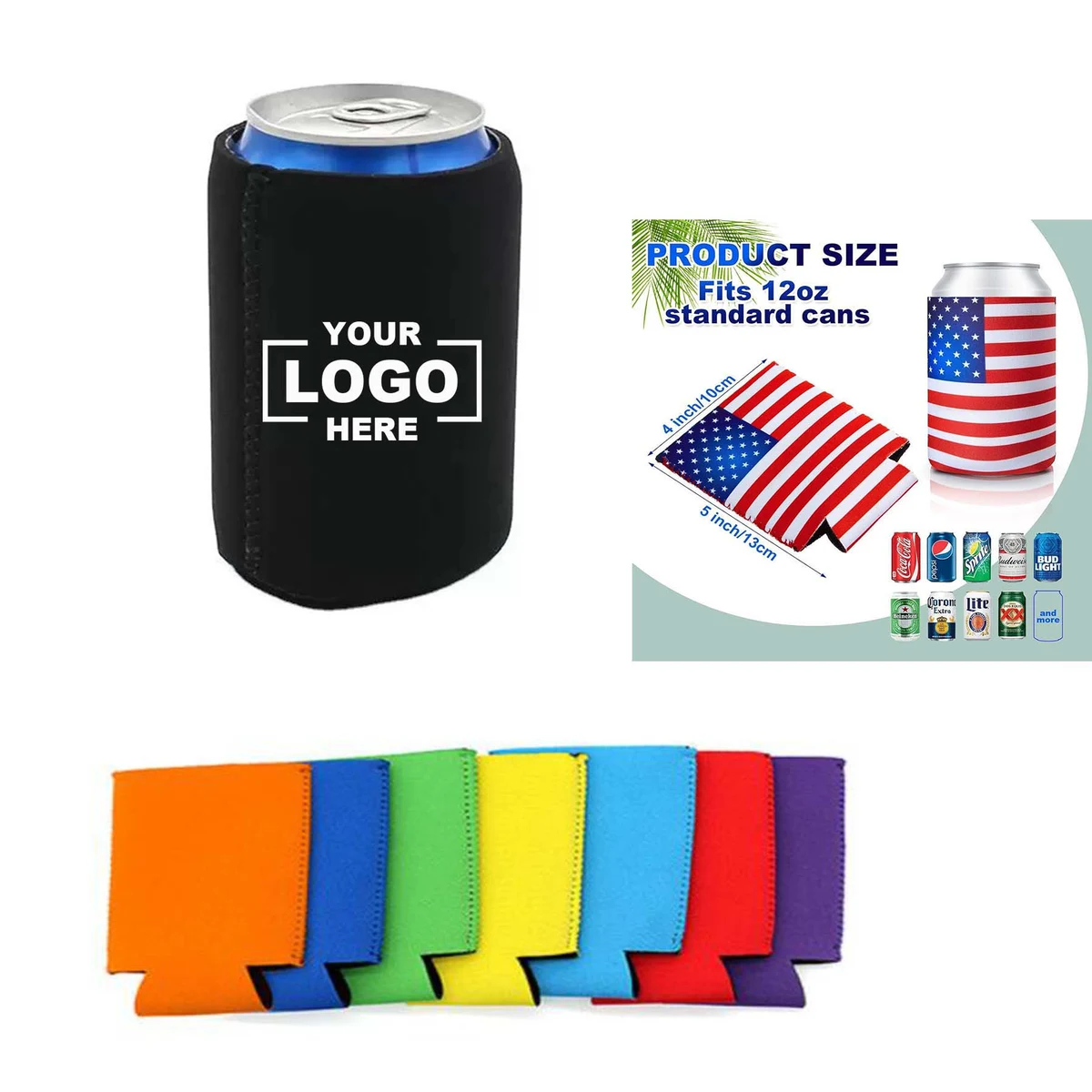 12 Oz Insulated Can Cooler Sleeve 1