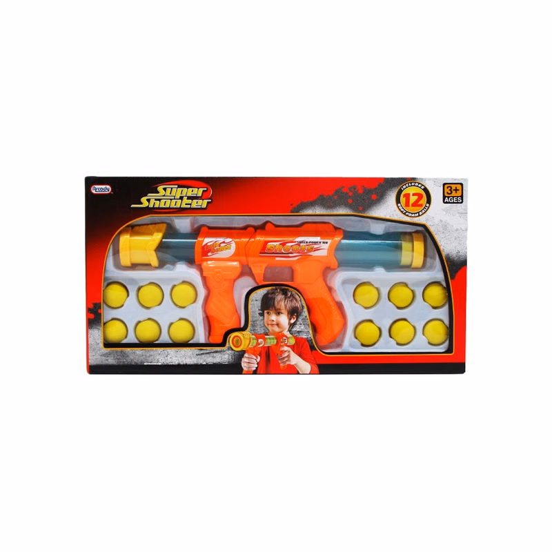 Super Shooter Toy Set Soft Foam 13-Piece