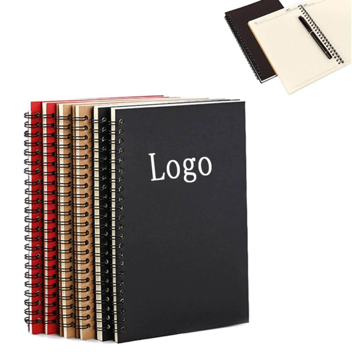 Kraft Cover Spiral Notebook 1