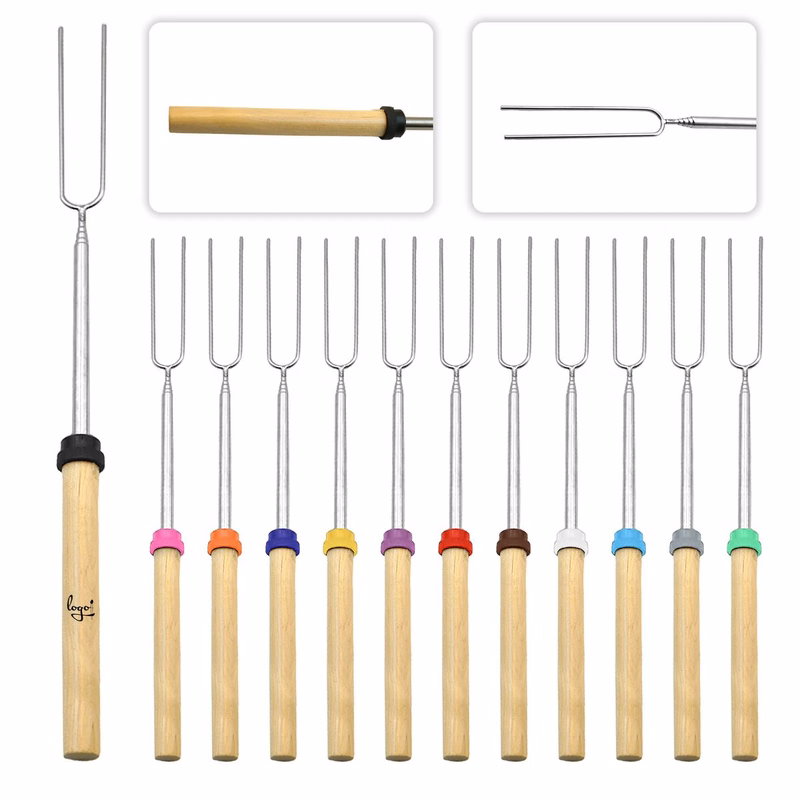 Scalable Stainless Steel Barbecue Fork