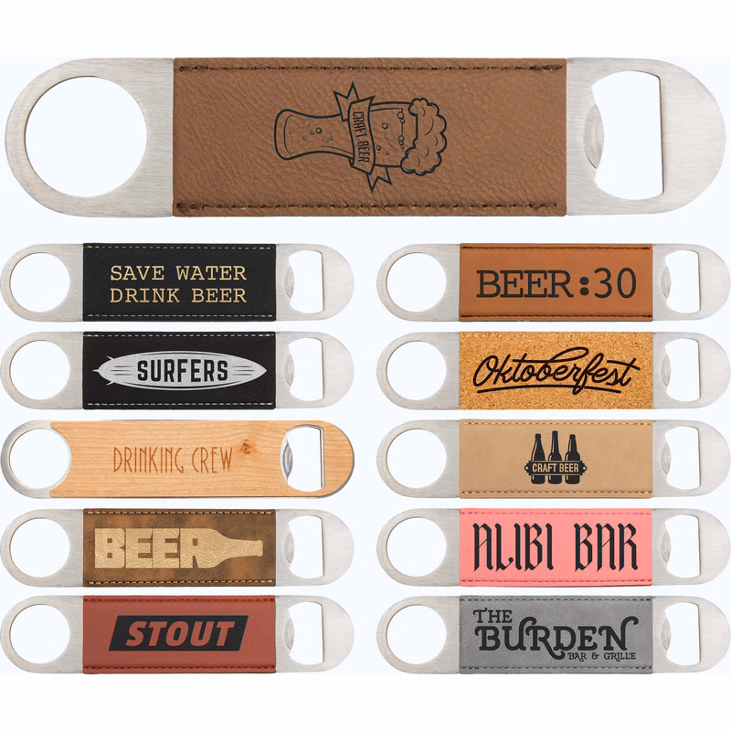 Leatherette Bottle Opener