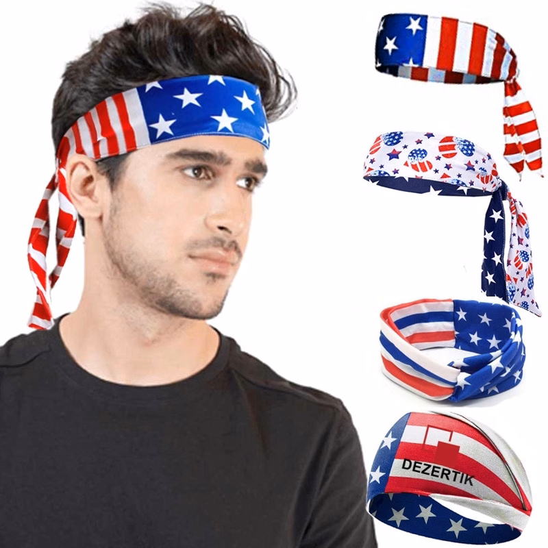 American Flag Sports Bandannas