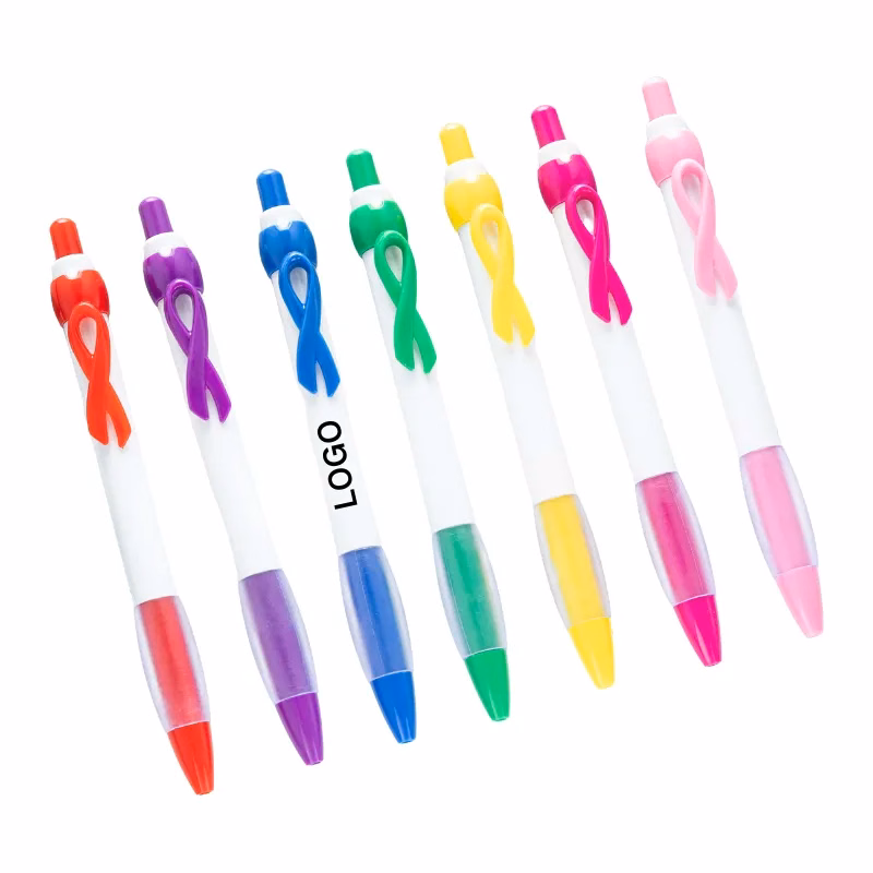 Ribbon Plastic Stretchable Ballpoint Pen