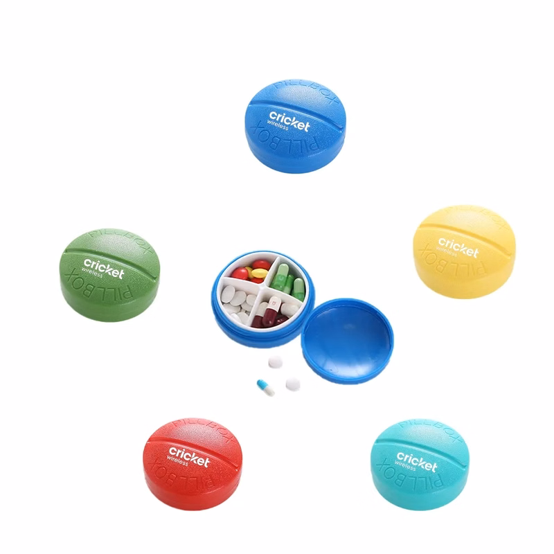 Round Shape Pill Box