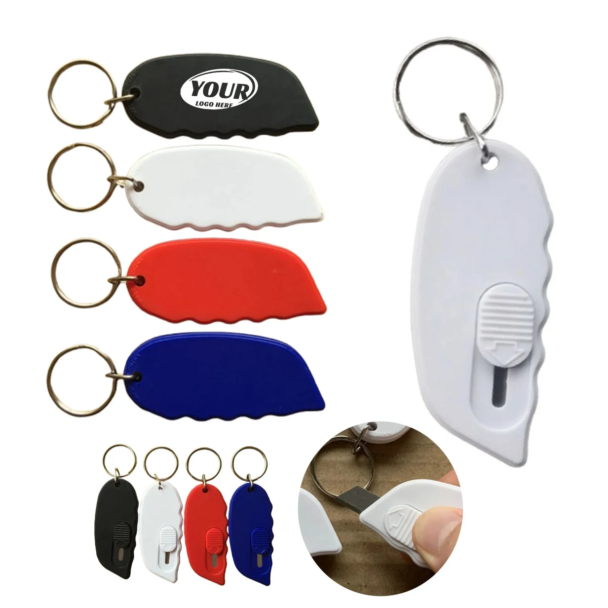 Mini Blade With Grip Handle Keychain 1