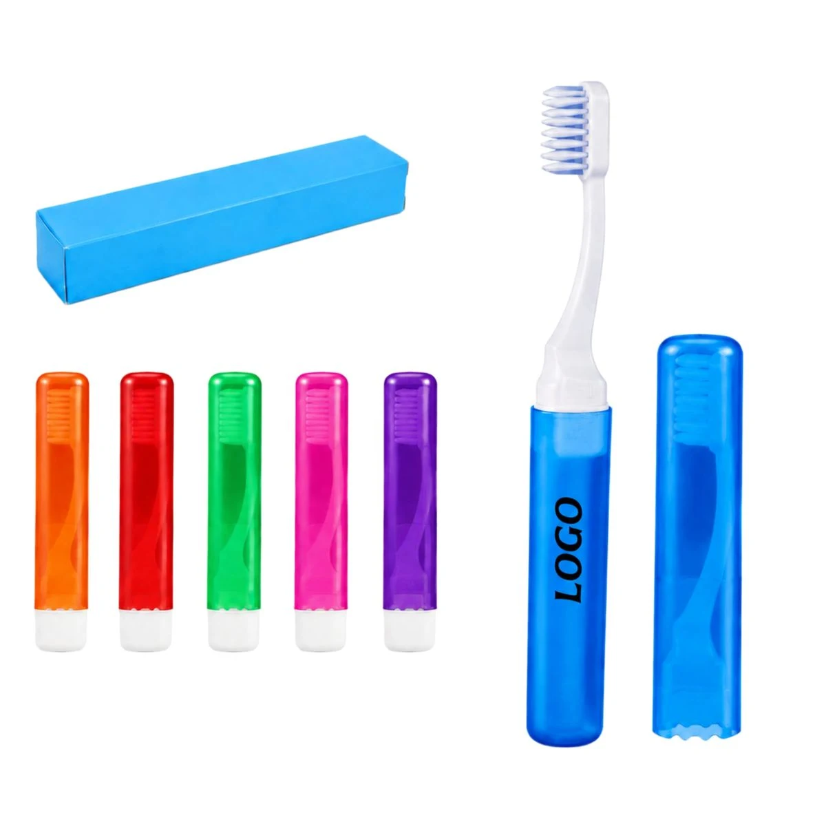 Portable Travel Folding Toothbrush 1