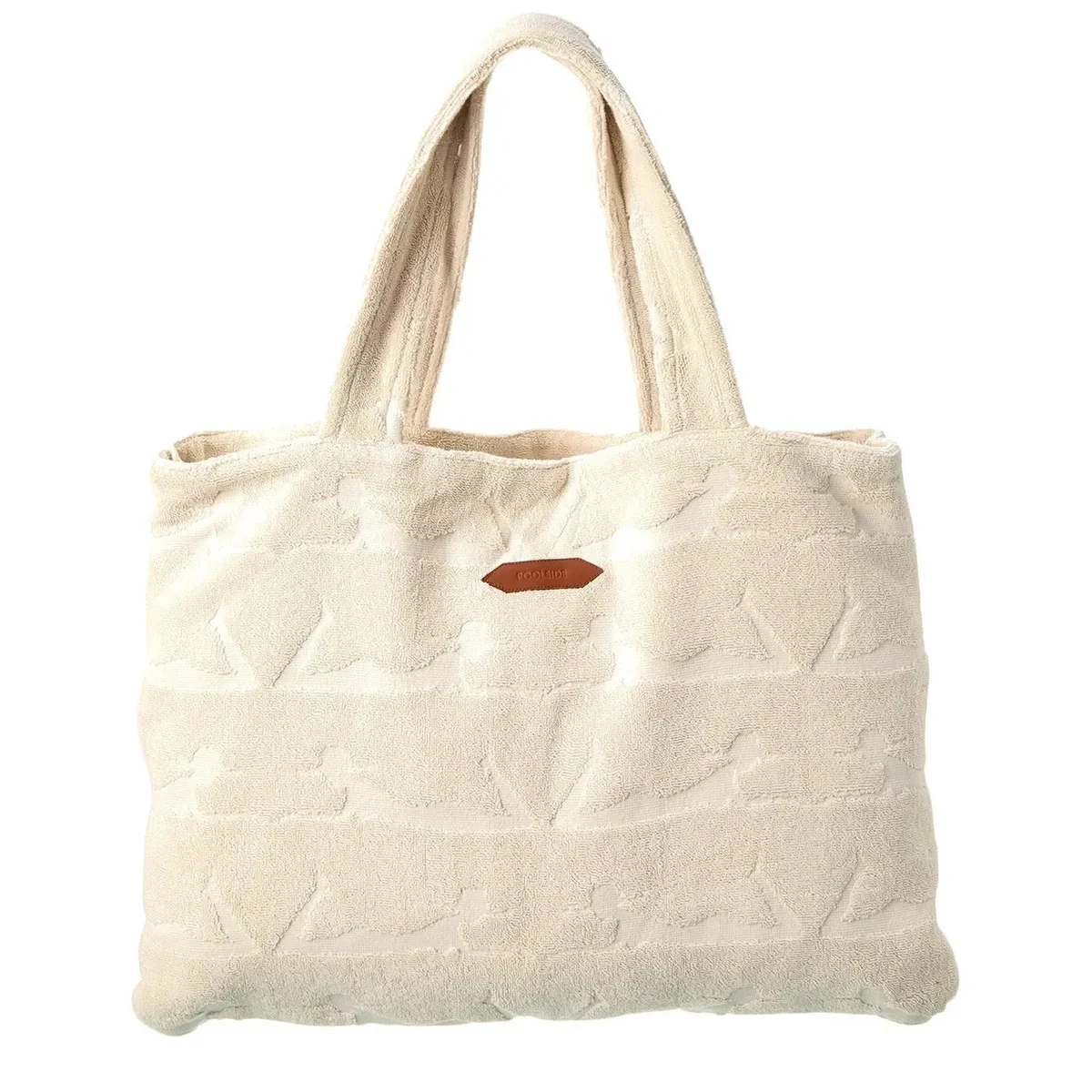 Wholesale Custom French Terry Beach Tote Bag 1