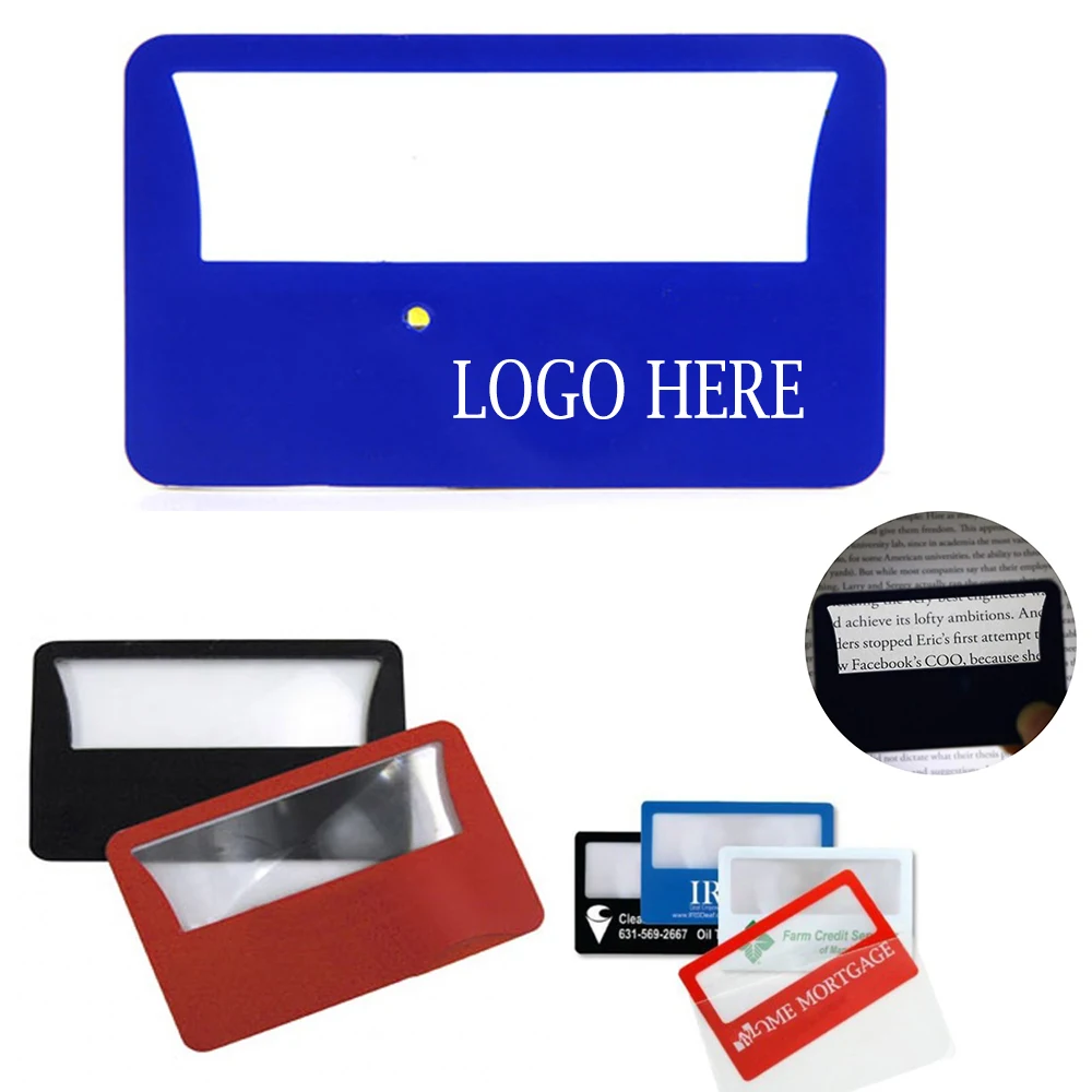 Credit Card Size LED Light Slim Magnifier 1