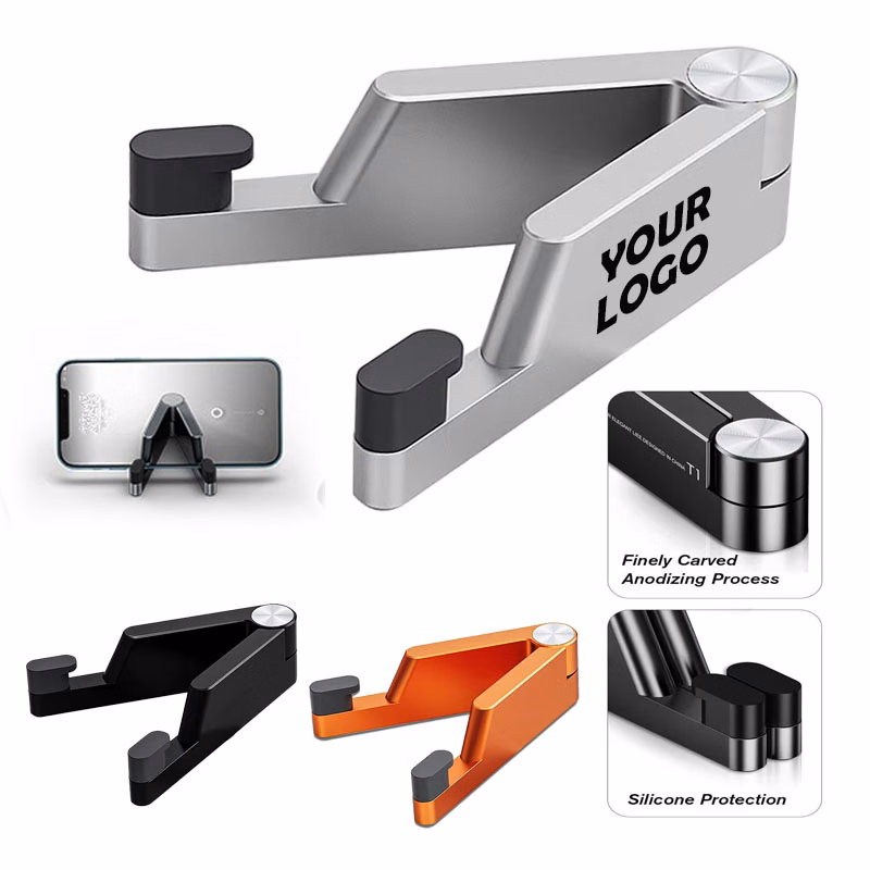 Foldable Aluminum V-Shaped Desktop Phone Stand