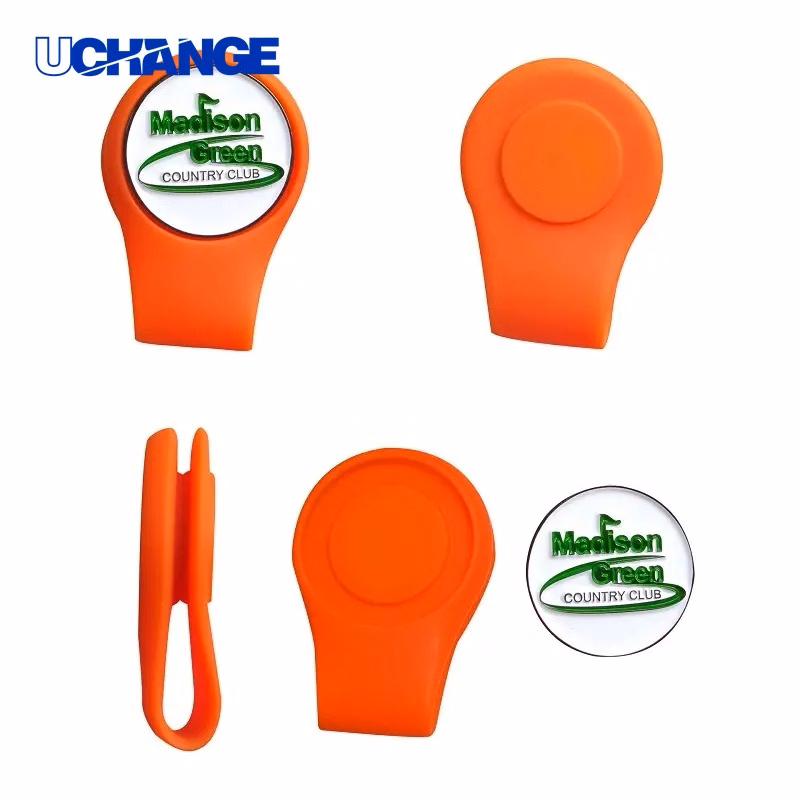 Silicone Golf Ball Marker Cap Clip
