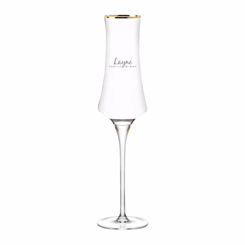 8oz. Gold Rimmed Champagne Flute