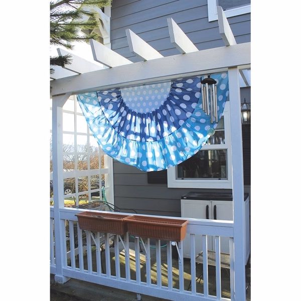 Custom Full Fan - Print on Stripes - 3 Grommets 3 Stripes