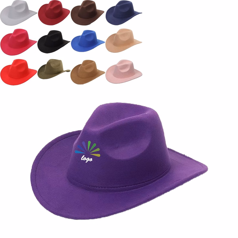 Felt Cowboy Fedora Hat