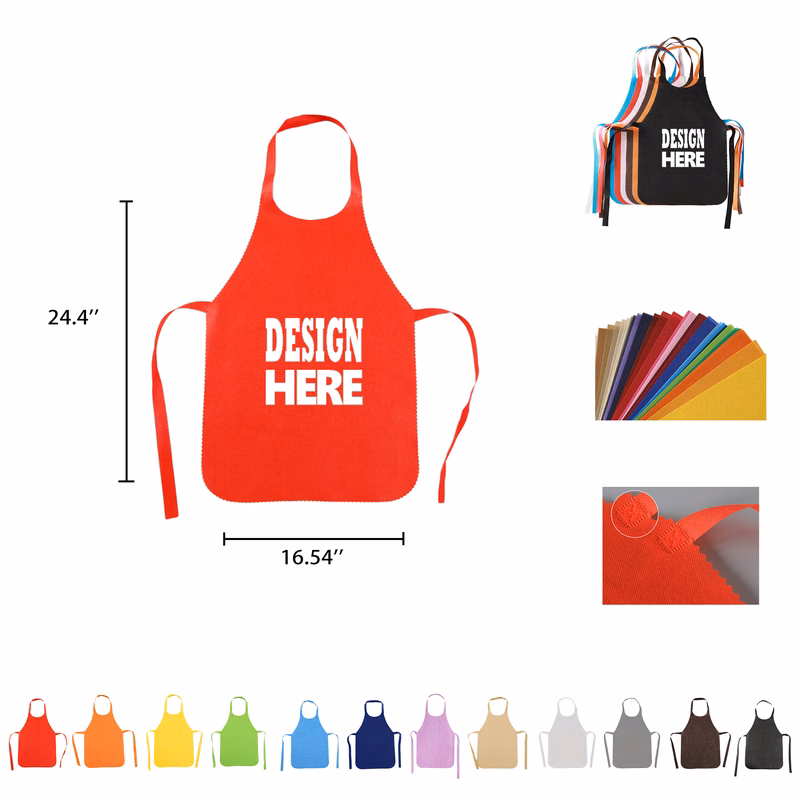Disposable Non-Woven Apron MOQ 100