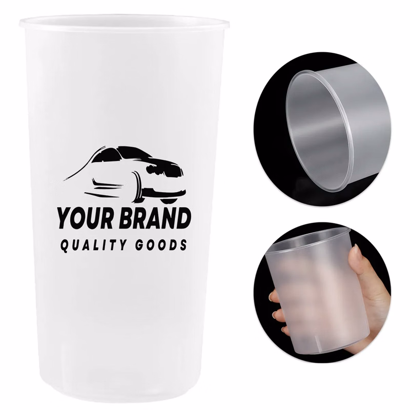 16/23OZ.Transparent Drinking Smoothie Iced Shake Juice Cup