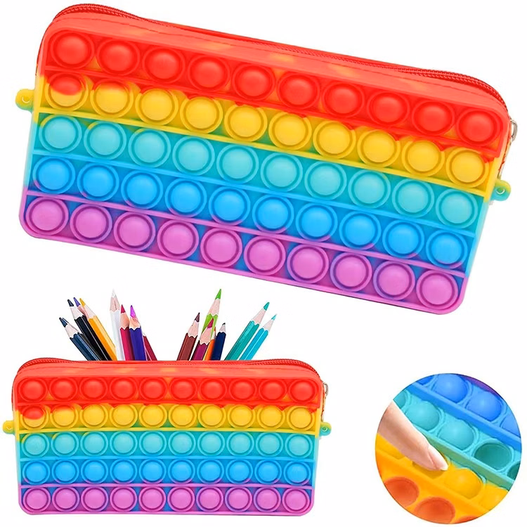 Pop Fidget Pencil Case Bubble Toy