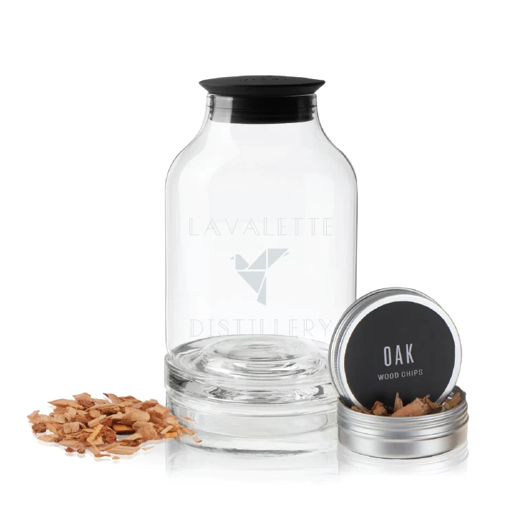 Viski® 5 Piece Stacking Smoked Cocktail Kit 1