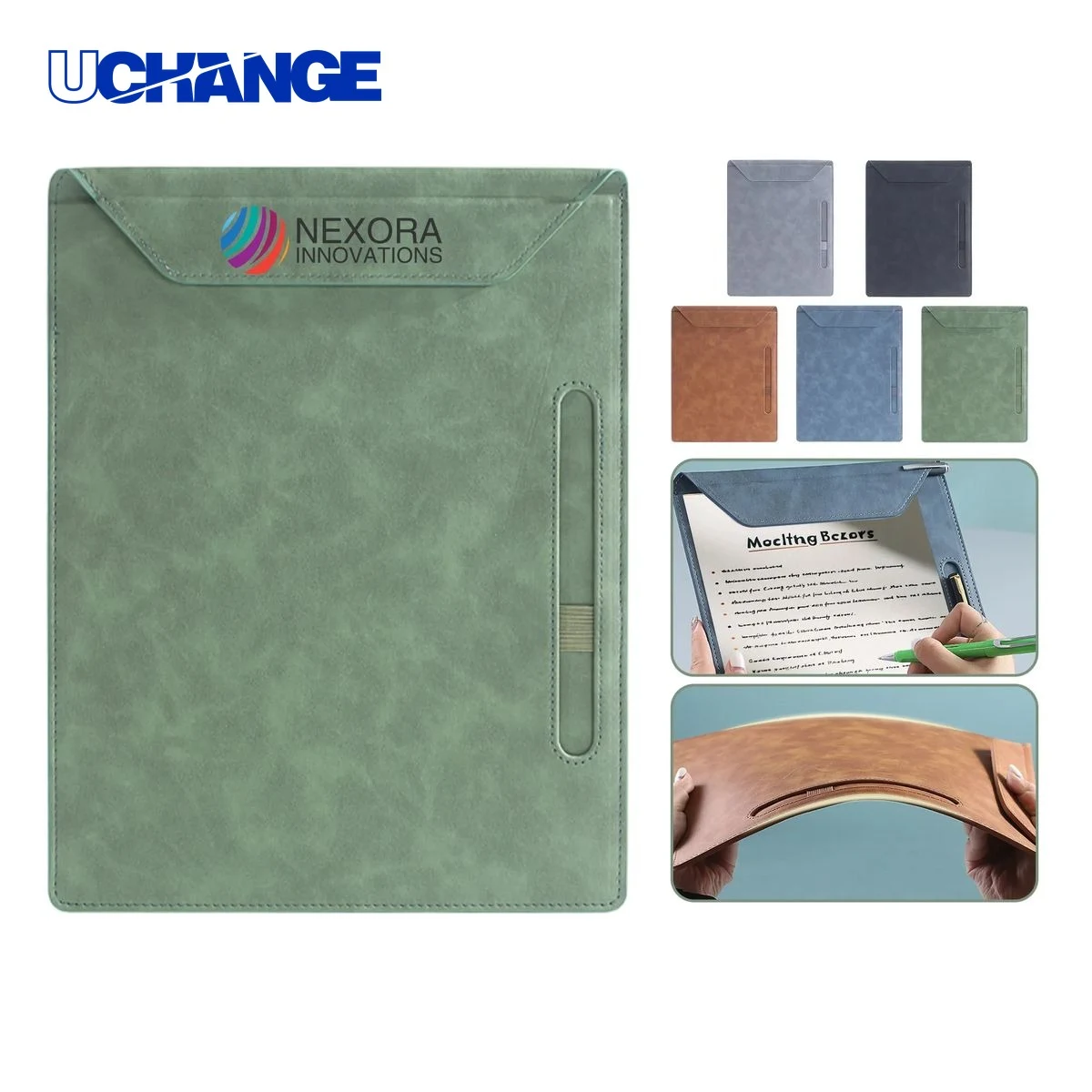 PU Leather A4 Clipboard Board for Meetings 1