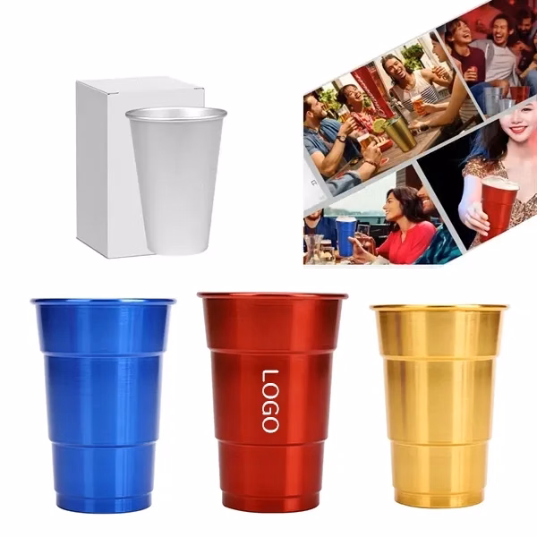17 oz Aluminum Camping Tumbler
