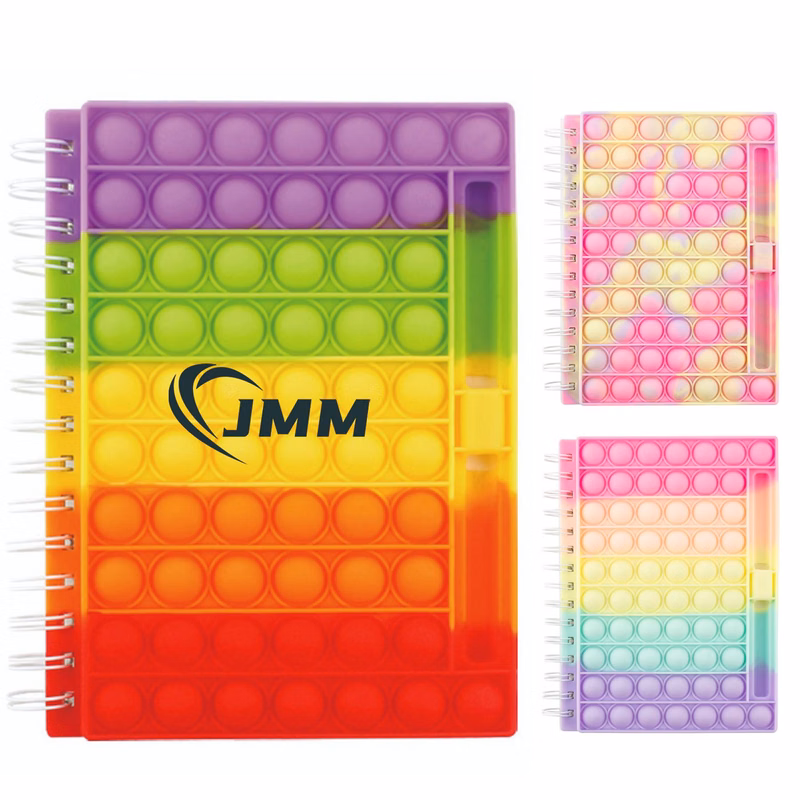 A5 Coil Color Pop Bubble Fidget Notebook