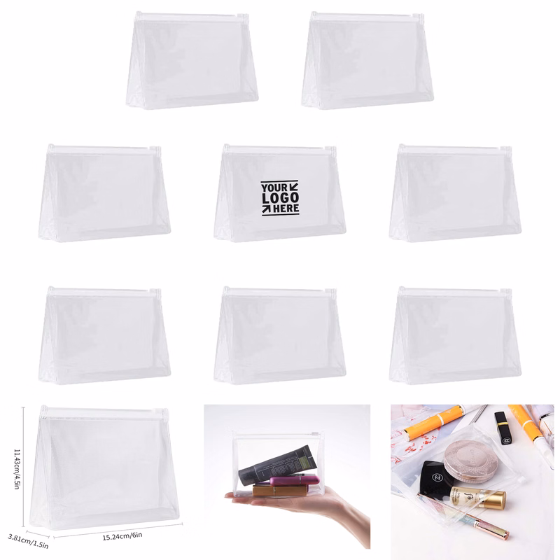Transparent Plastic Cosmetic Organizer Bag