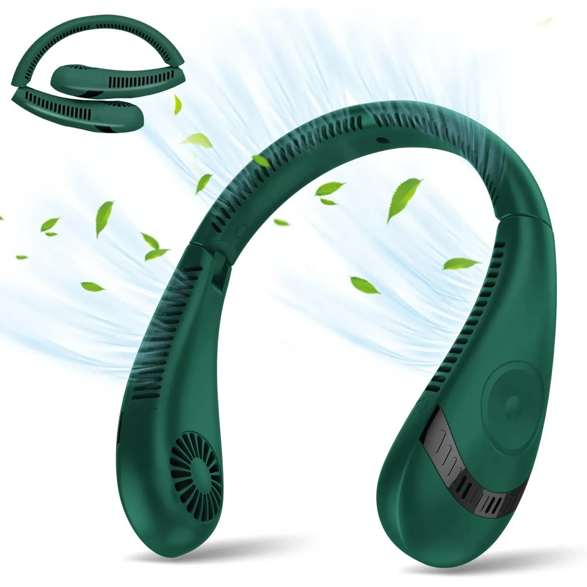 4000 mAh Foldable Summer Hanging Neck Fan 1