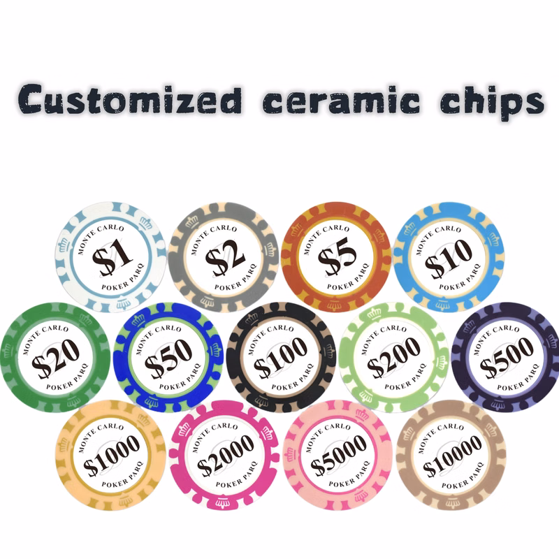 Personalized Printed Casino Chips