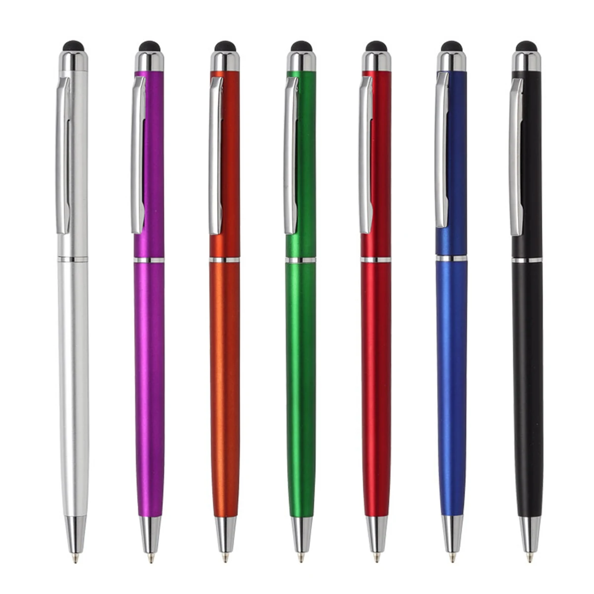Blue Black Ink Metal Touch Screen Ballpoint Pen 1