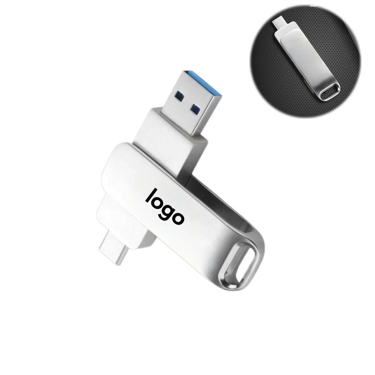 Custom Metal Phone Flash Drive 1