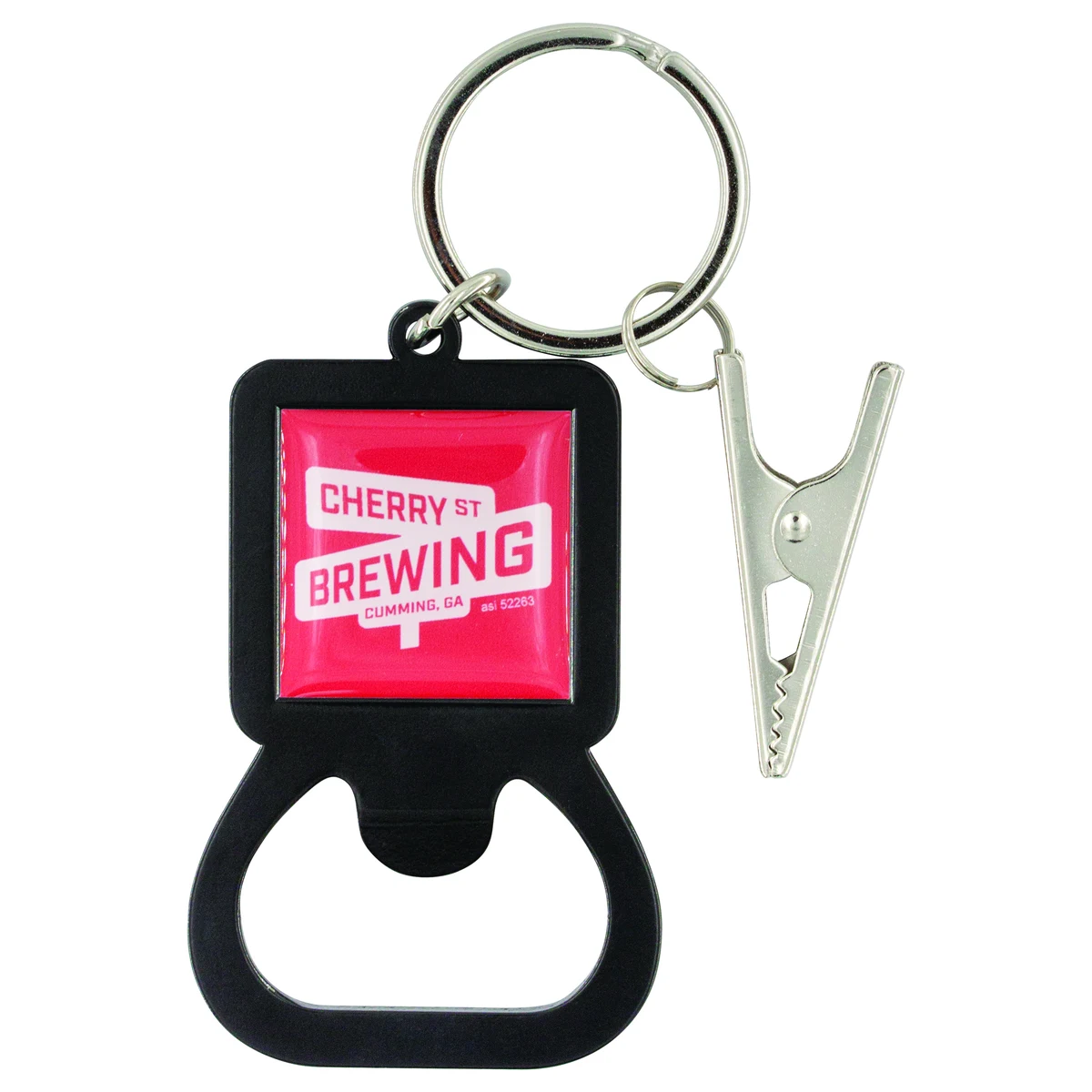 Bottle Opener with Alligator Clip 1