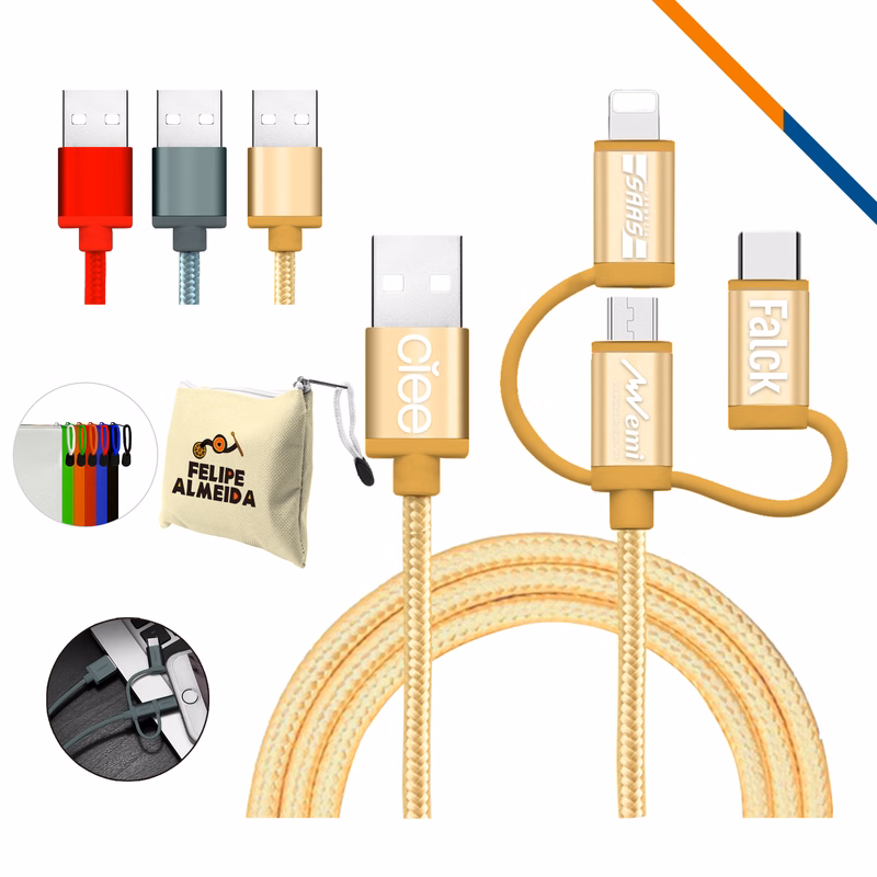Welsh 3-in-1 Charging Cable