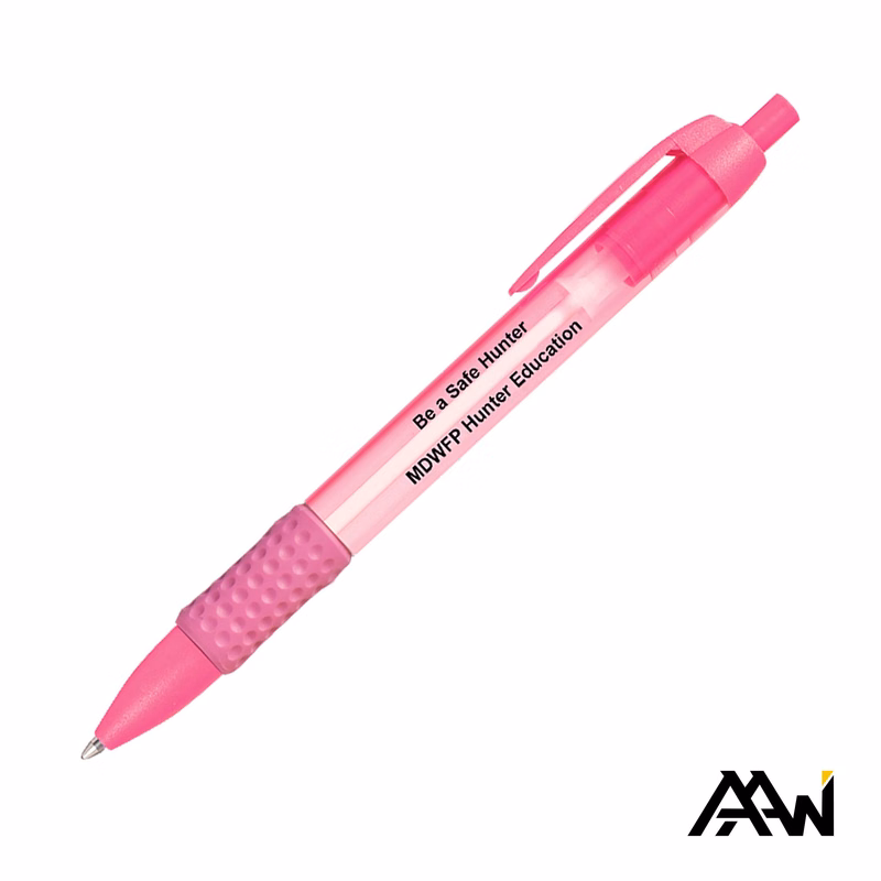 Widebody Grip Pen Translucent Barrel - Matte