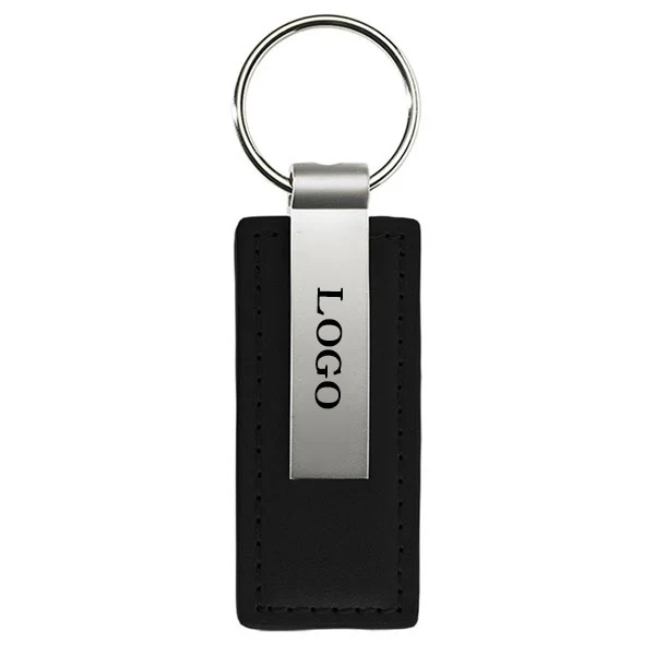 Leather & Metal Key Chain 1