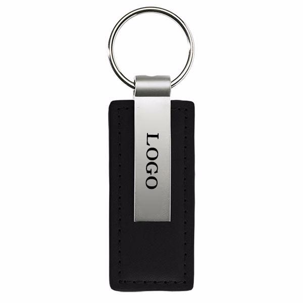 Leather & Metal Key Chain