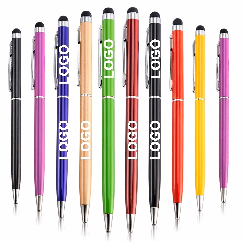 2 IN 1 METAL STYLUS BALLPOINT PEN