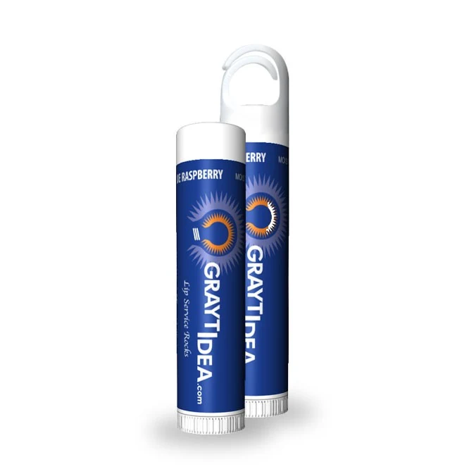 Lip Rageous Blue Raspberry Non-SPF Lip Balm with a Custom Label 1