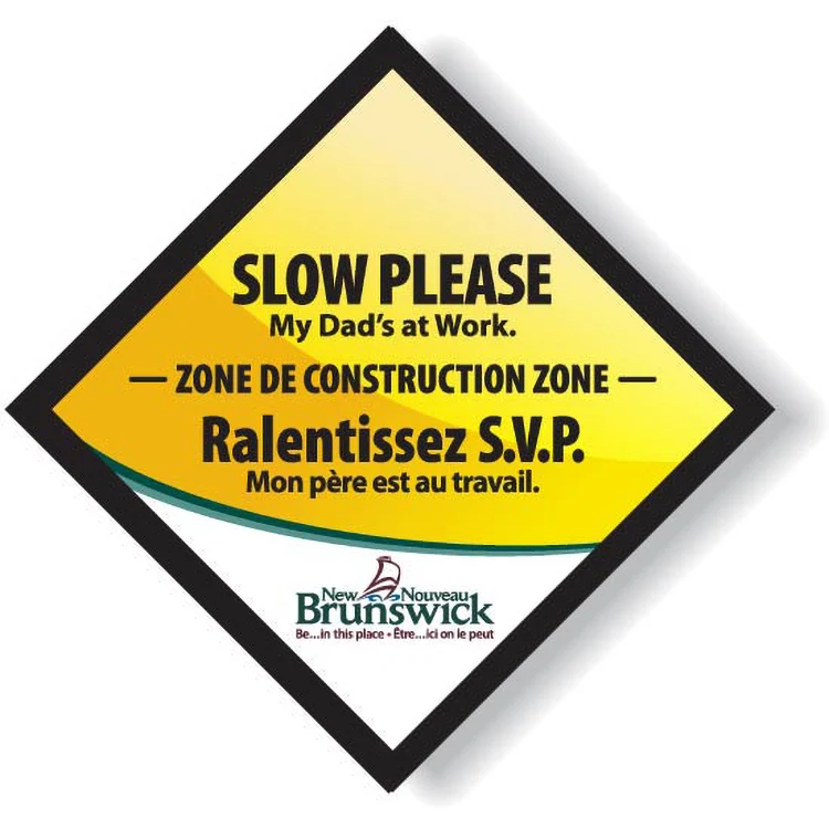 Custom Full Colour Magnetic Vehicle Signs 11.5"x11.5", Long Term Outdoor Use 1